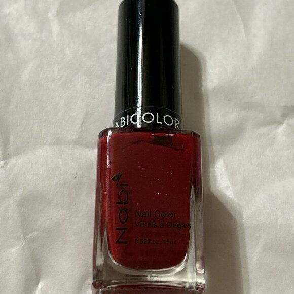 NABI Color Nail Polish #78 Red Red new full size .52 fl. oz - Picture 1 of 5